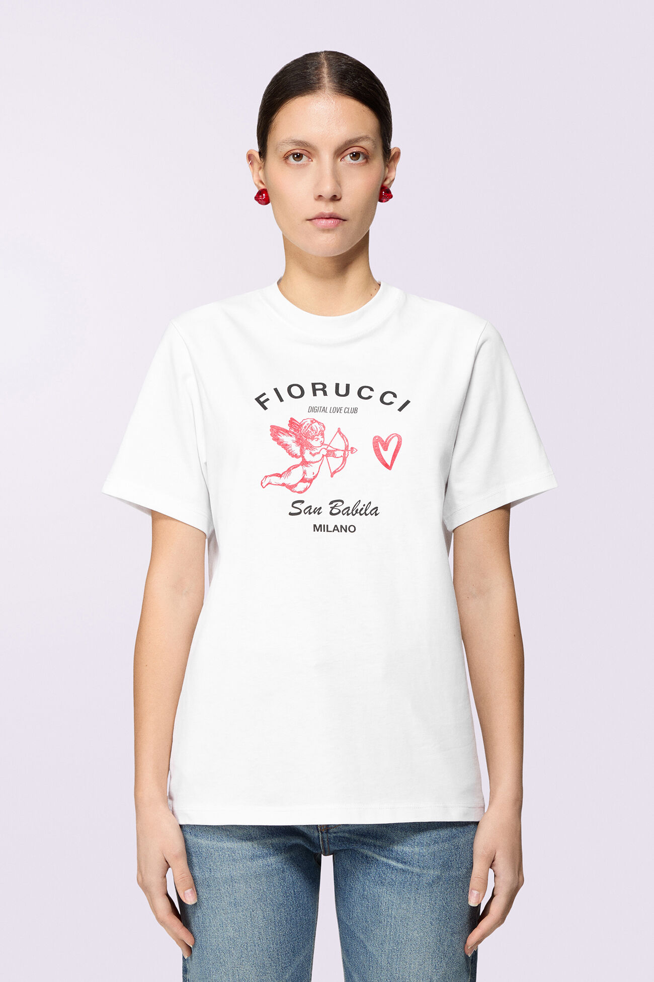 Unisex Digital Love Club T-Shirt White